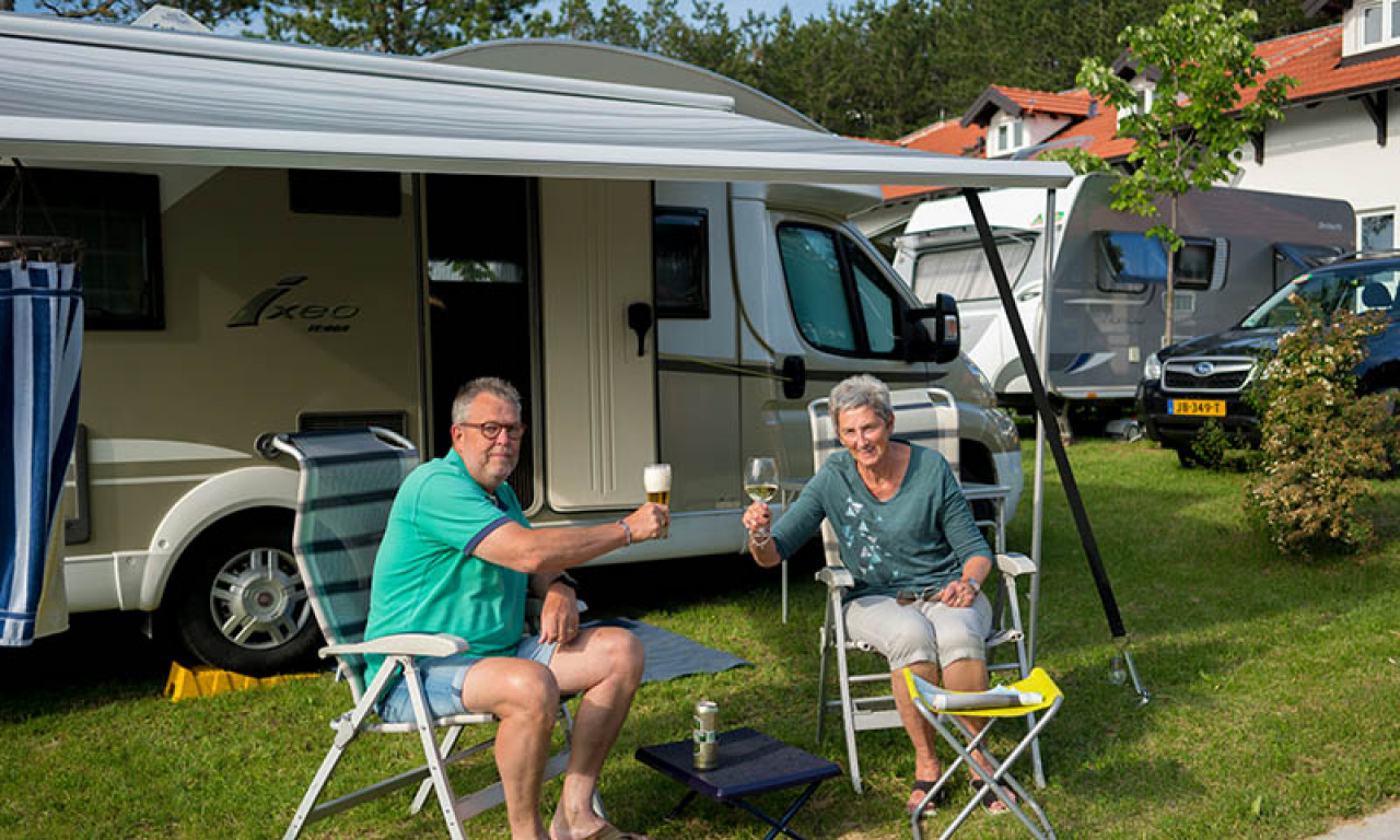 BIRD WATCHING FROM AN AUTO CAMP