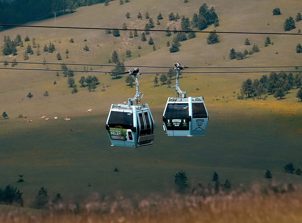 Ammirate la montagna di Zlatibor dall’alto