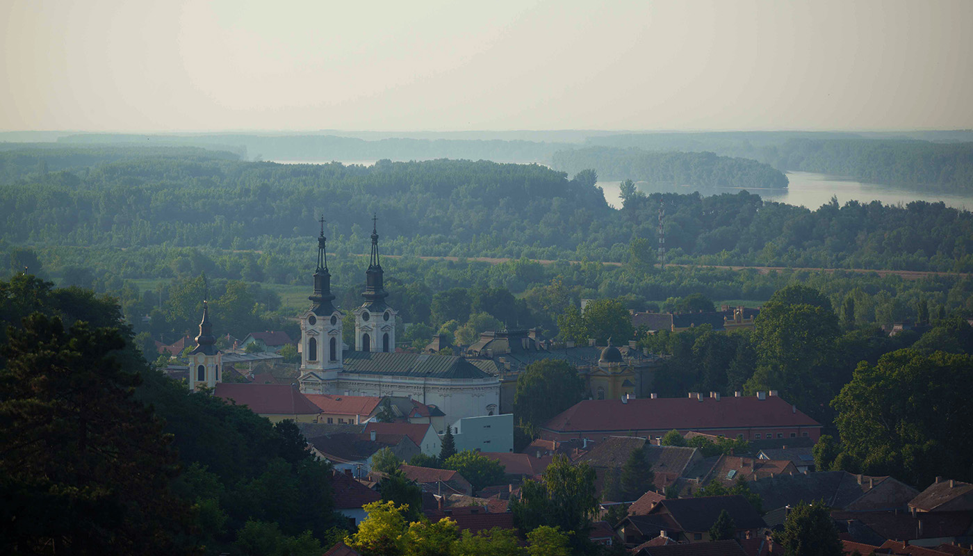 The surrounding area of mountain Fruška Gora