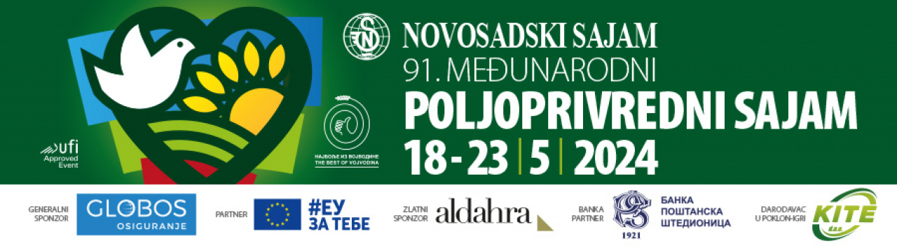Међународни пољопривредни сајам у Новом Саду од 18. до 23. маја 2024. године
