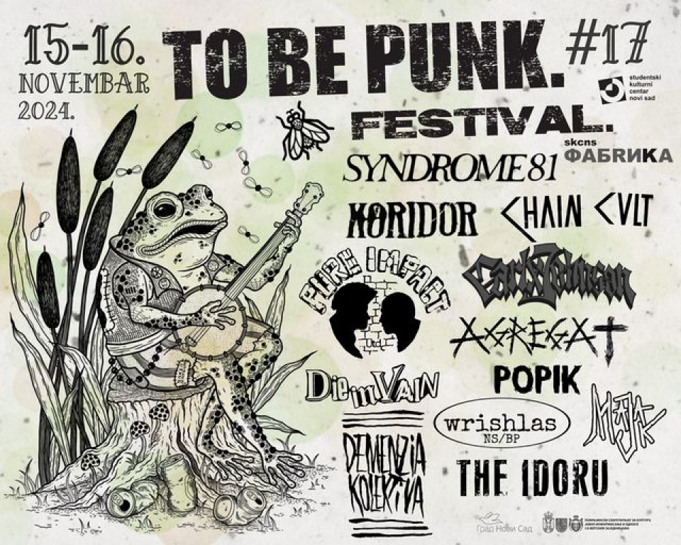 „To be Punk“ festival 15. i 16. novembra u Novom sadu