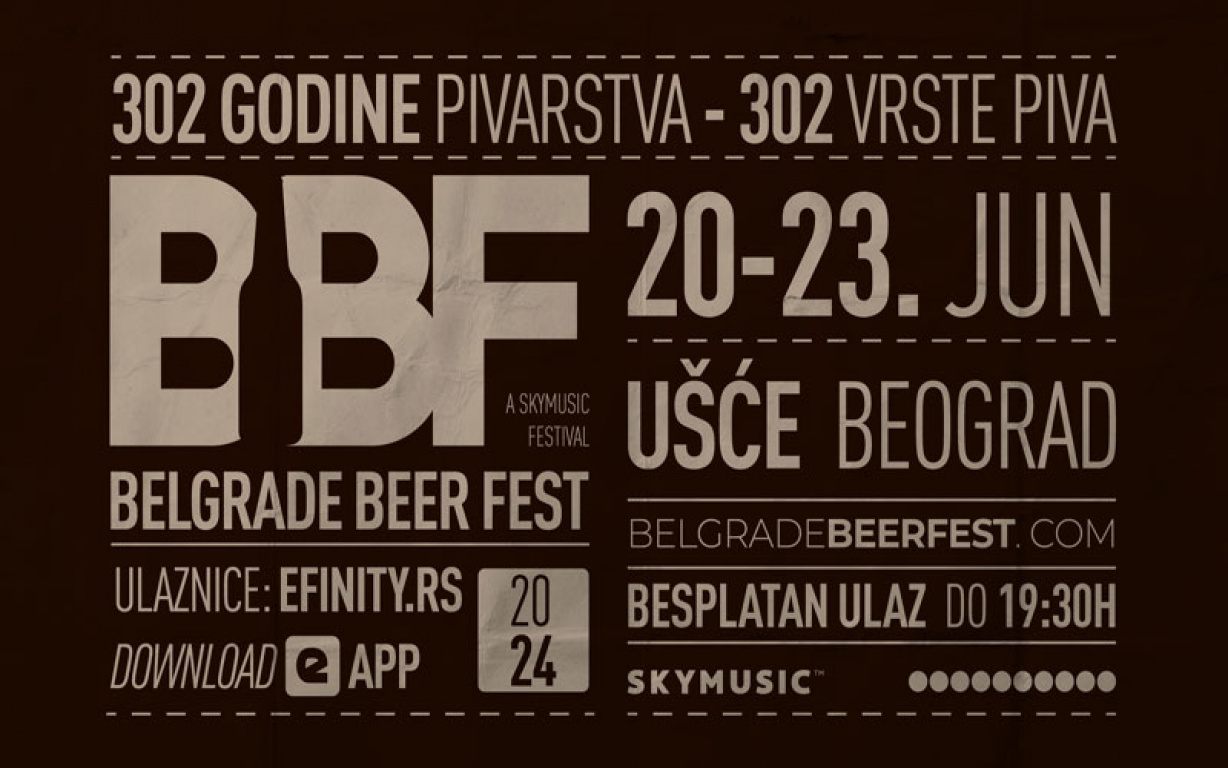 „Belgrade Beer Fest“ од 20. до 23. јуна на Ушћу